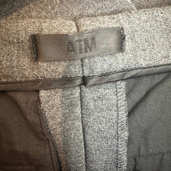 ATM Anthony Thomas Melillo Slim Stretch Cargo Ponte Pants Gray Womens Sz 0 NWOT - Picture 7 of 9